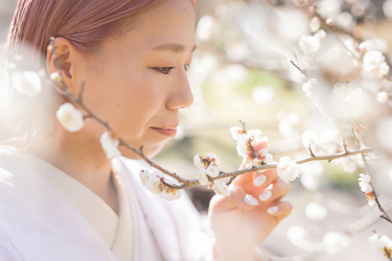 梅と新婦様