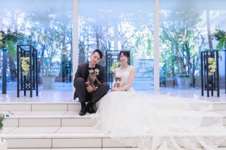 ペットと一緒にチャペルフォト