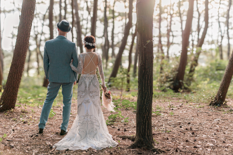 海岸林でナチュラルフォト