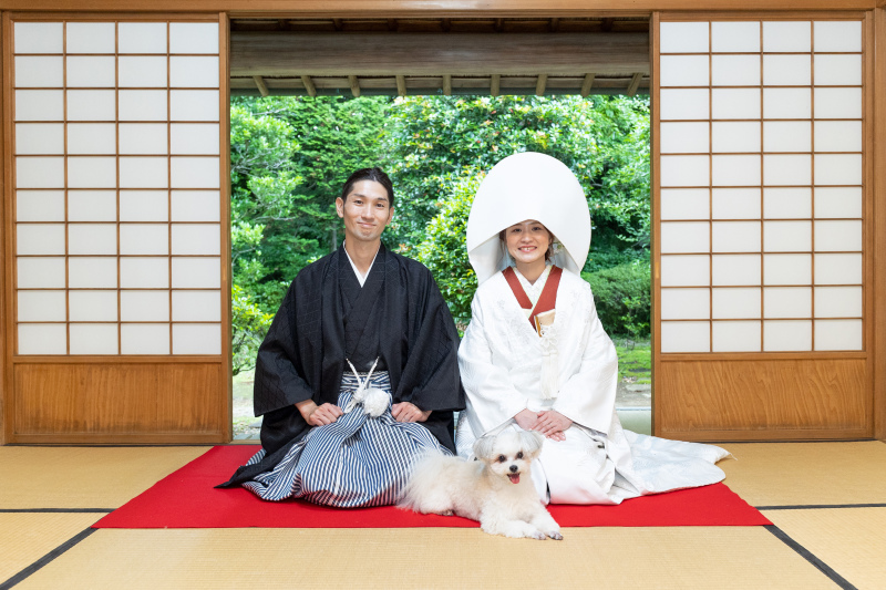 白無垢×綿帽子