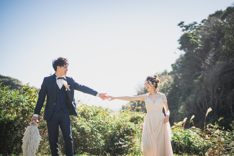 自然なお二人を