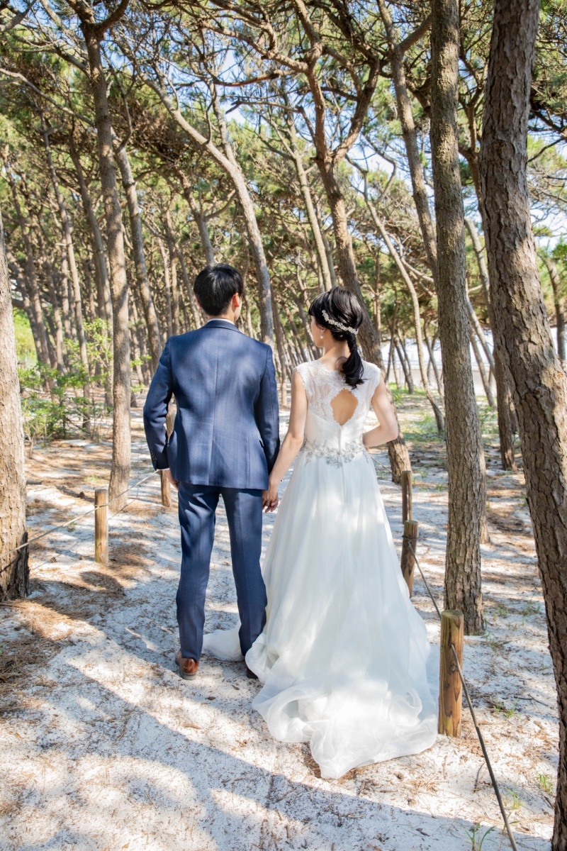 自然の中でバックショット