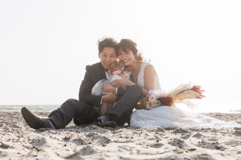 わんちゃんと一緒に