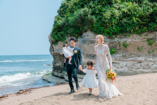 家族みんなでロケーションフォト