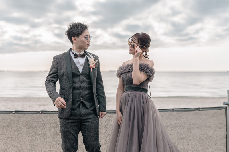 カラードレスも楽しんで♫