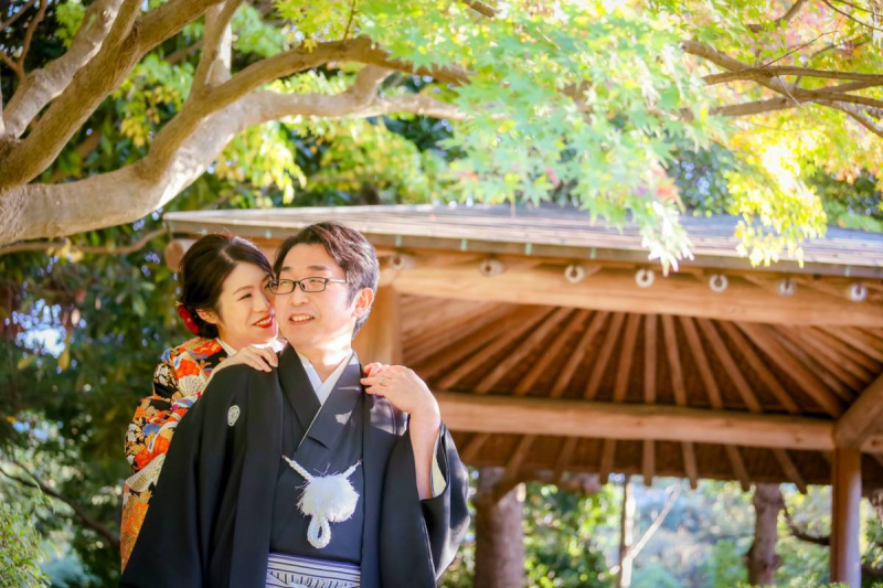 おふたりらしい笑顔も