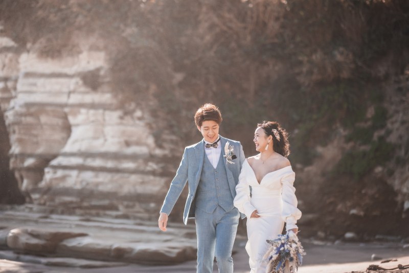 海風を感じる散歩