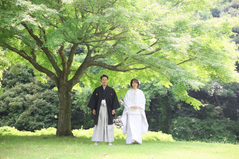 新緑の中で、、、