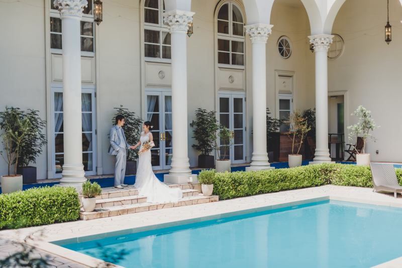 最後はガーデンで