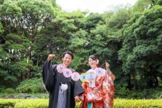 ロケーション撮影でいろんな笑顔を♡