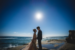 素敵な海岸でウェディング＆マタニティフォト