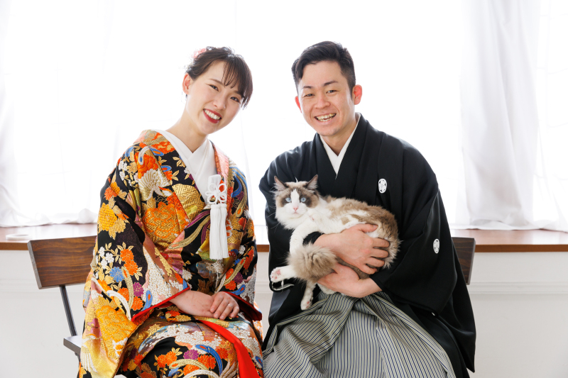 おふたりの宝物と共に