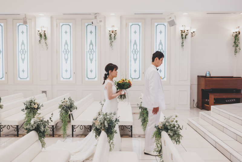 【本格チャペル&海のロケーションフォト】 洋装1着・衣装のランクアップなし!