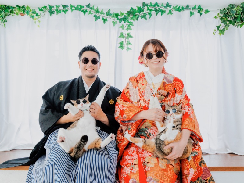 【愛犬と一緒に】和装スタジオプラン(抱っこもOK)衣装のランクアップなし