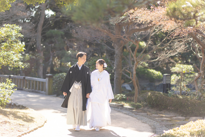 年内撮影対応☆和装ロケ&洋装ロケでどちらも着れる♪5月末までのご成約で、プランから10%OFF