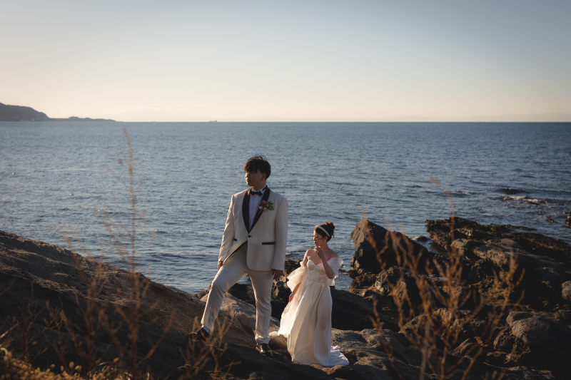 【2026年新春ご契約20%OFFキャンペーン実施中】沖ノ島洋装ロケ♪ドレス追加料金なし&yen;183,000&rarr;&yen;146,400