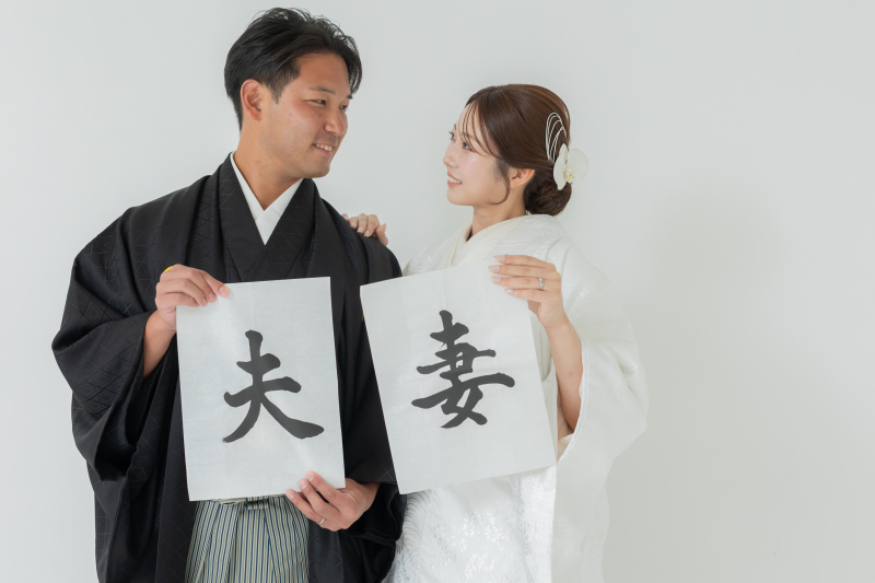 【スタジオ&ガーデン撮影】衣装ランクアップなし|洋装¥95,000・和装¥110,000