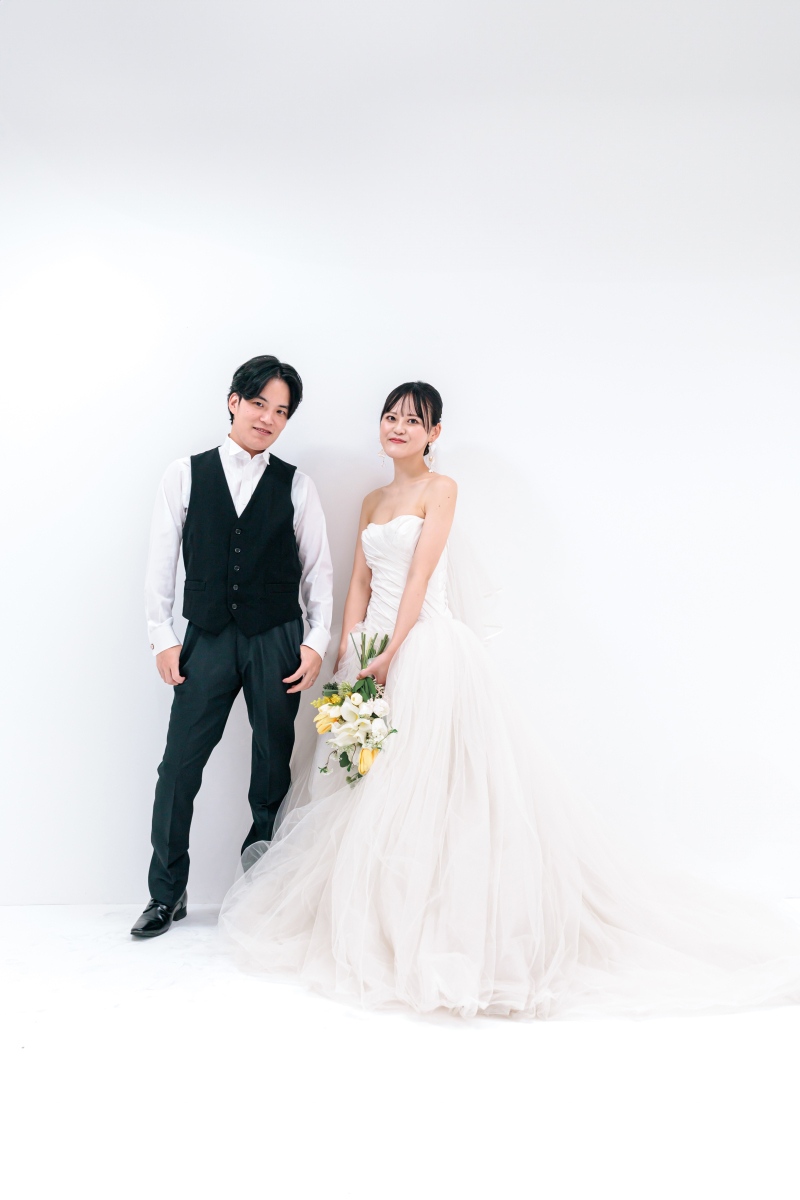 【洋装スタジオ】選べるスタジオ撮影|衣装ランクアップ