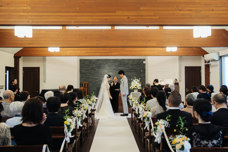 ふたりのスタート♡結婚式・披露宴の撮影も承ります