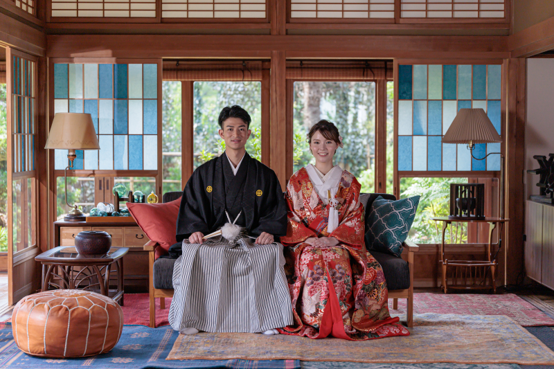 【古民家フォト】リノベ古民家スタジオでの貸し切り和装フォト・選べる特典付き