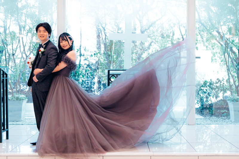 【本格チャペルフォト】洋装1着・家族を呼んでの撮影もOK!写真だけの結婚式が叶います♡