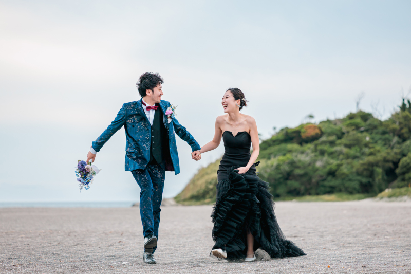 【早割２ヶ月前】和装＆洋装／沖ノ島でロケーション撮影｜衣装のランクアップなし◎事前衣装合わせあり