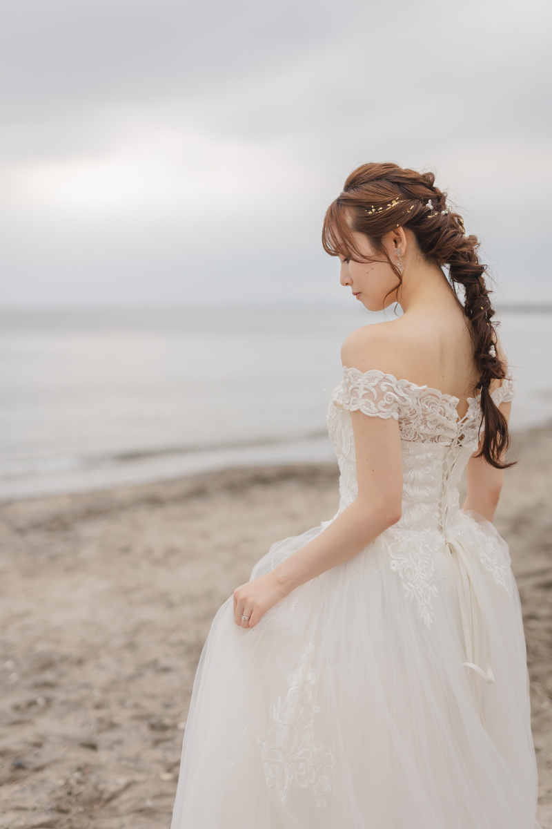 【ソロフォト】綺麗に輝く今を残すソロウエディングフォト