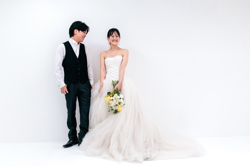 【洋装スタジオ】選べるスタジオ撮影|衣装ランクアップ