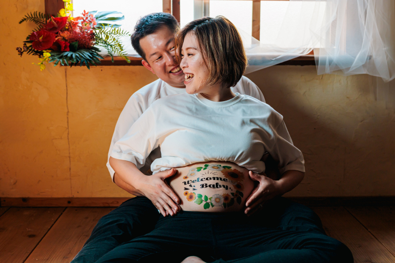 【マタニティフォト】お腹の中にいる「今」を大事に。ドレスプラン+¥33,000