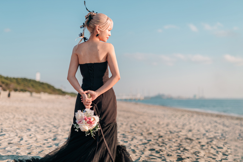 【ソロフォト】綺麗に輝く今を残すソロウエディングフォト