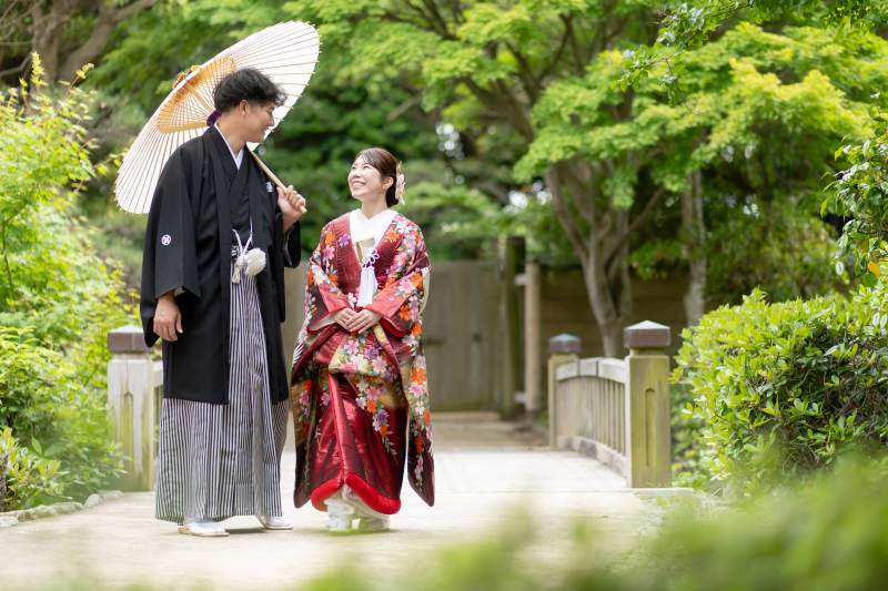 campaign☆和装ロケ+洋装ロケプラン|¥363,000→¥245,000雨天保証付き・衣装ランクアップなし