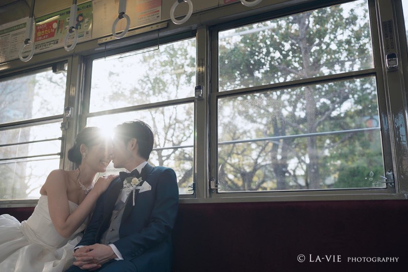 電車に揺られて・・・