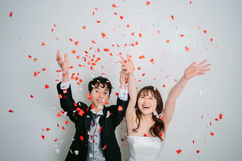 降り注ぐハート！