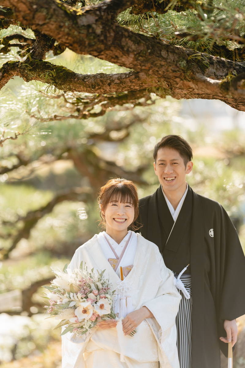 木々に囲まれて