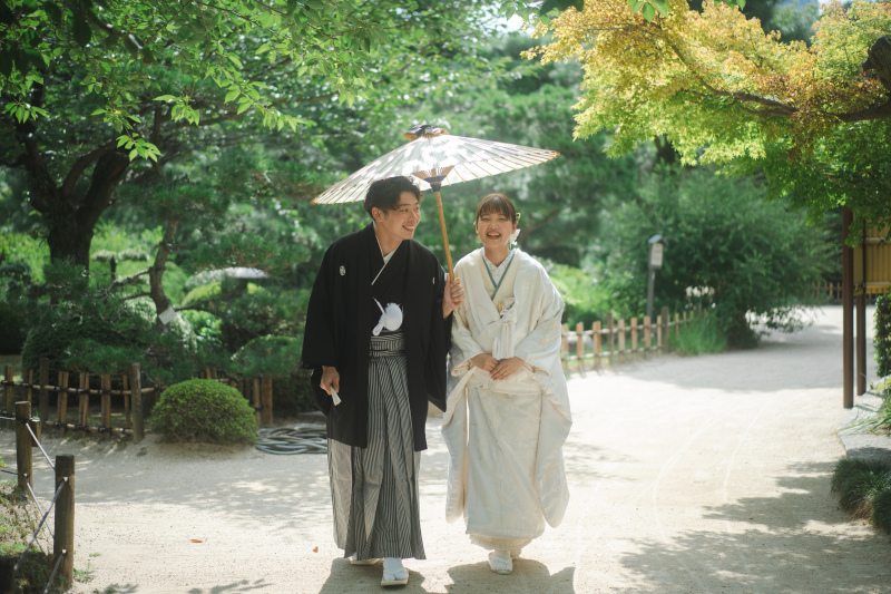 陽を感じながら散歩