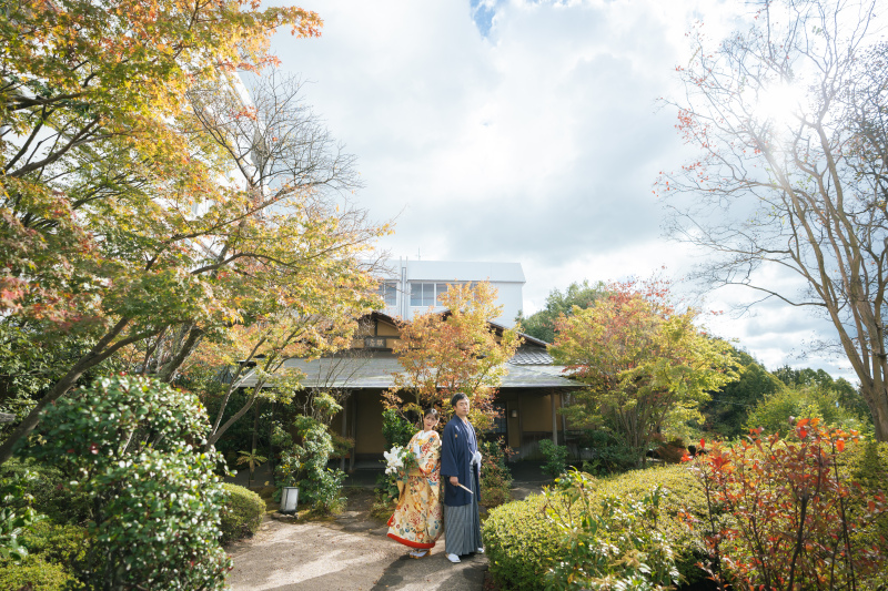 和テイストのお庭