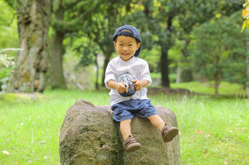 小さいだるまさんと