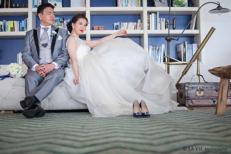 リゾート感溢れるウェディングフォト