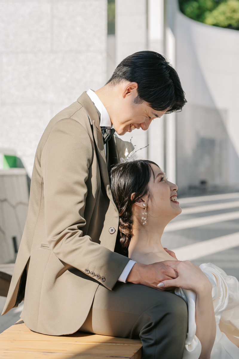 二人でにっこり!