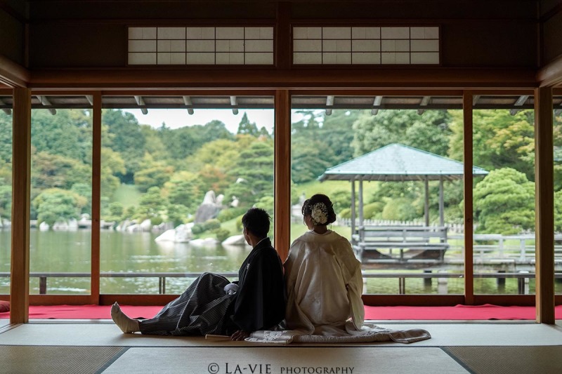 庭園を眺めて・・・