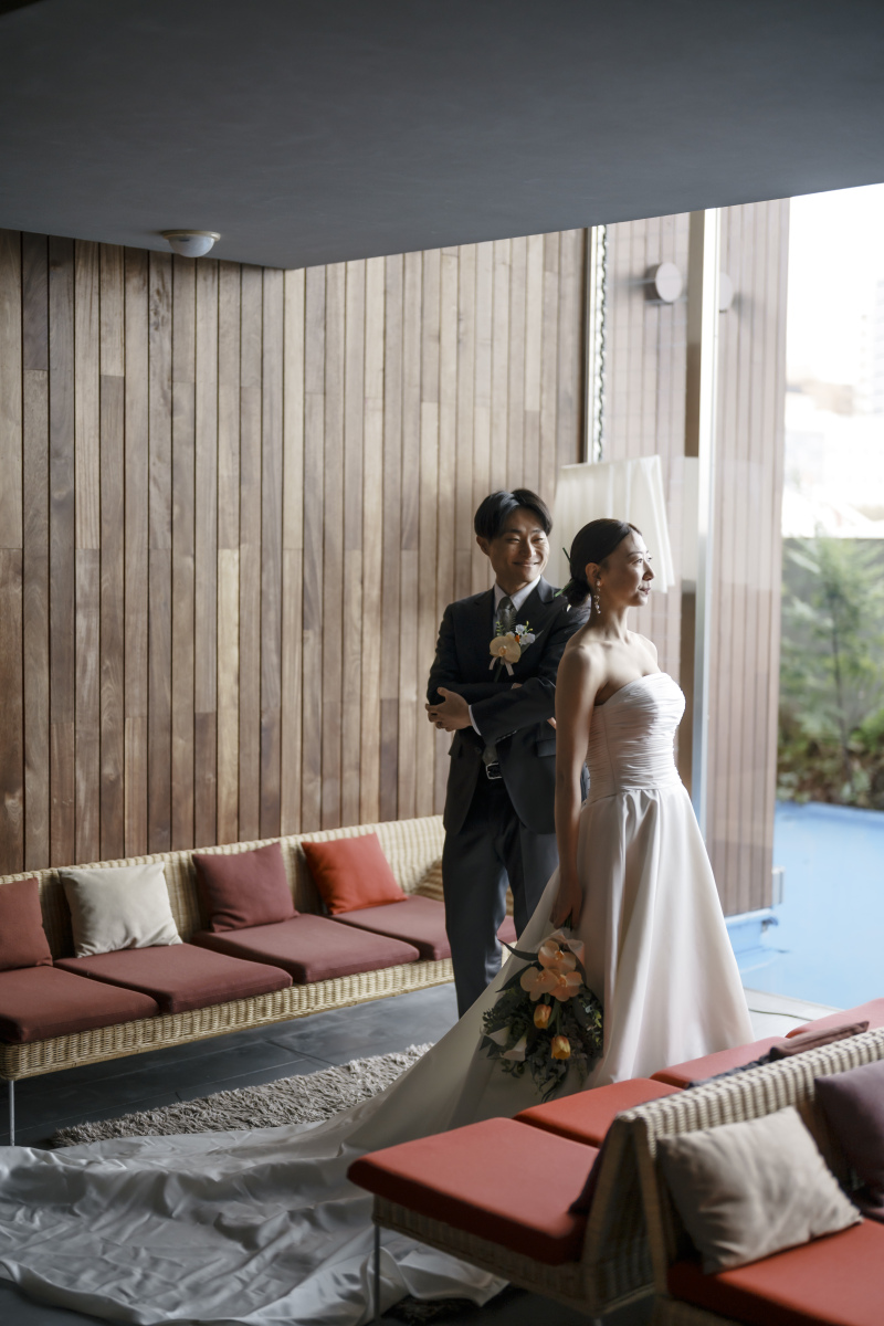 お二人の立ち姿