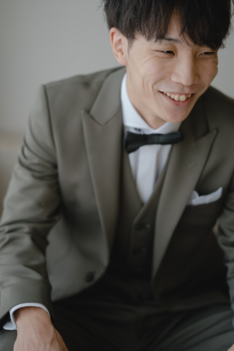 新婦様待ちの新郎様