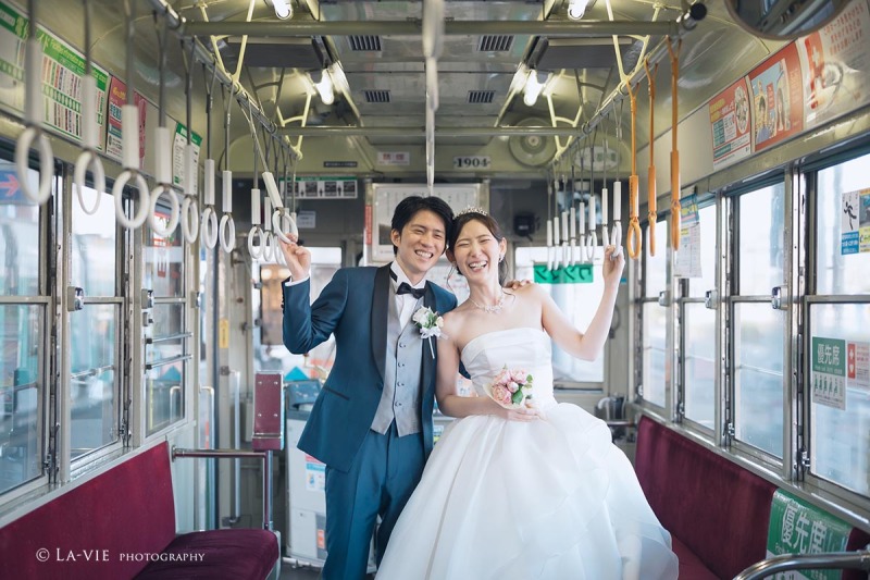 市電フォトウェディング