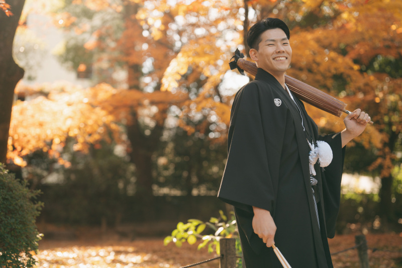 新郎様のソロカット!