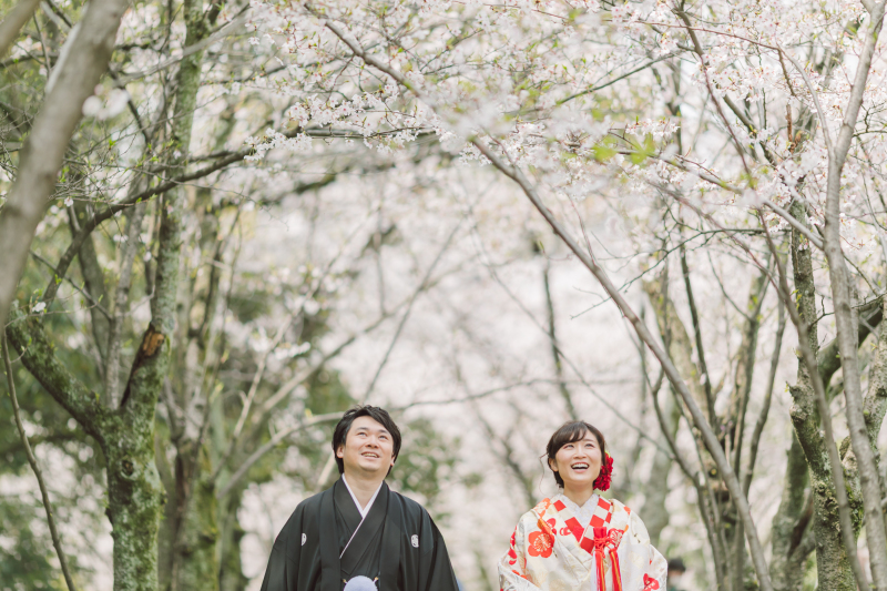 広島城敷地内にて