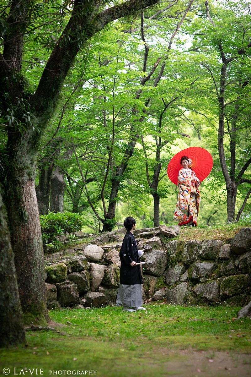 日本庭園とは違った雰囲気を♪