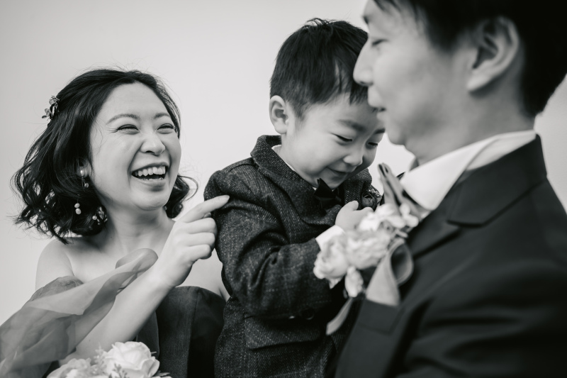 家族で撮るフォトウェディング