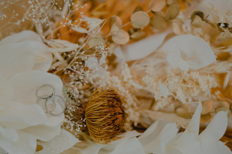ブーケと指輪