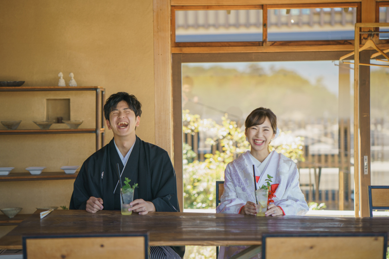 カフェにてひとやすみ。