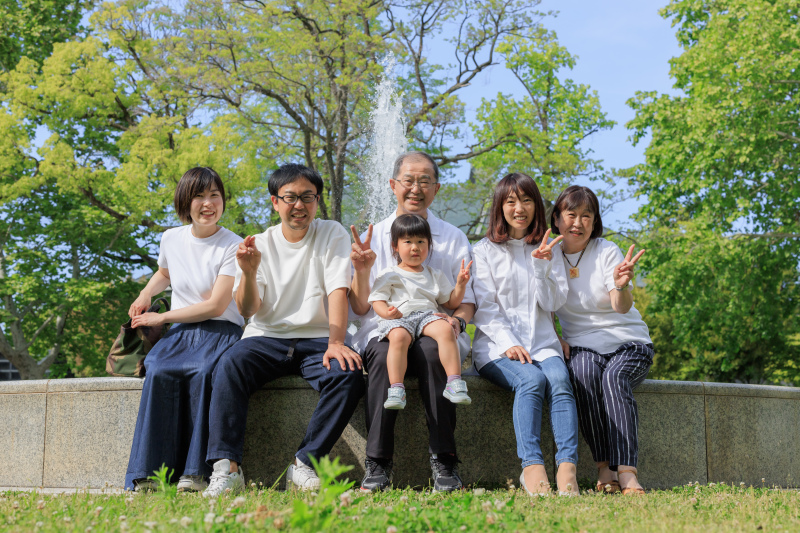 ご家族での記念フォト